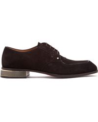 Christian Louboutin Derbies en daim Thomaso - Noir