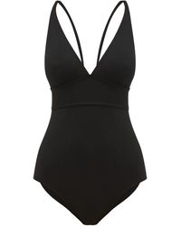 Eres Maillot de bain à décolleté plongeant Larcin - Noir