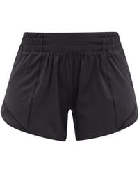 lululemon athletica Hotty Hot 4" Recycled Fibre-blend Running Shorts - Black