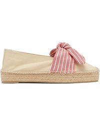 white tie espadrilles
