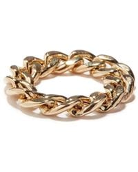 Zoe Chicco 14kt Gold Large Curb-chain Ring - Metallic
