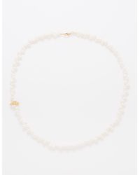 Alighieri La Calliope Pearl & 24kt Gold-plated Necklace - White