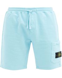 stone island denim shorts