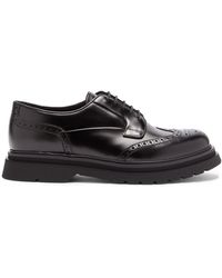 prada mens platform brogues