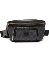 Gucci Belt Bag With Interlocking G - Black