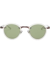 Jacquemus Le Meunier Round Acetate And Metal Sunglasses - Brown