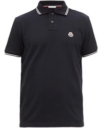 moncler logo polo shirt