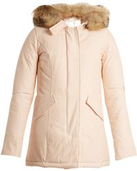 Woolrich Parka en duvet à bord en fourrure Arctic - Neutre
