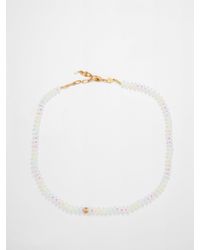 Anni Lu - Ice Ice Beaded Opalite & 18kt Gold-plated Necklace - Lyst