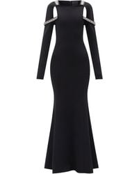 Givenchy Chain-embellished Jersey Maxi Dress - Black
