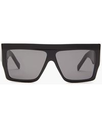 Celine Polarized Flat Top Aviator Sunglasses in Black | Lyst