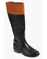 maurices - Supercush Helen Colorblock Collar Tall Boot - Lyst