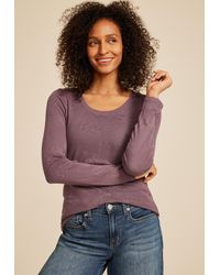 maurices - Size Floral Jacquard Mesh Top - Lyst