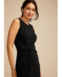 maurices - 24/7 Bare Twist Waist Midi Dress - Lyst
