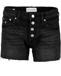 Calvin Klein SHORT IN DENIM VITA MEDIA - Nero