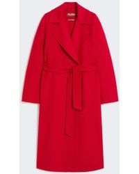 Max Mara - Langer Mantel Aus Wolle, Kaschmir Und Seide - Lyst