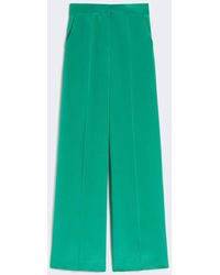 Max Mara - Silk Crêpe De Chine Tuxedo Trousers - Lyst