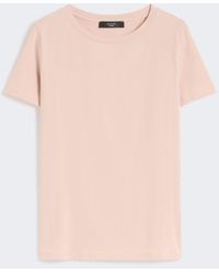 Max Mara - Basic Cotton Jersey T-Shirt - Lyst