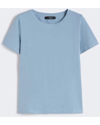 Max Mara - Stretch Jersey Basic T-Shirt - Lyst