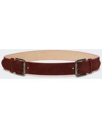 Max Mara - Ledergürtel Mit Nieten - Lyst
