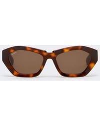 Max Mara - Square Bold Sunglasses - Lyst