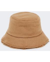 Max Mara - Wendbarer Glockenhut Aus Kamelhaar Und Teddy - Lyst