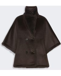 Max Mara - Capa Reversible De Cachemira Y Tejido Teddy - Lyst