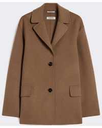 Max Mara - Single-Breasted Double-Faced Wool Jacket - Lyst