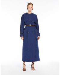 Max Mara - Canvas Double-breasted Trench Coat - Lyst