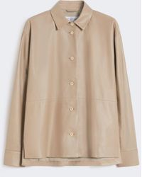 Max Mara - Nappa Leather Jacket - Lyst