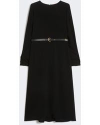 Max Mara Flared Technical Mesh Dress in White | Lyst Max Mara Flared Technical Mesh Dress in White | Lyst