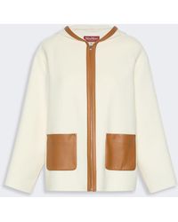 Max Mara - Mantel Mit Kapuze, Aus Wolle, Seide Und Kaschmir - Lyst