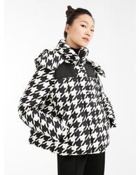 Max Mara Manteau court en toile déperlante - Blanc