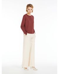 Max Mara - Wool And Cashmere Crew-neck Sweater - Lyst