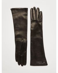 Max Mara - Long Nappa Leather Gloves - Lyst
