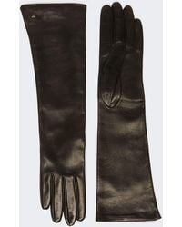 Max Mara - Long Nappa Leather Gloves - Lyst
