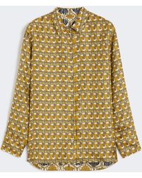 Max Mara - Reversible Printed Silk Shirt - Lyst