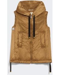 Max Mara - Padded Water-Repellent Hooded Gilet - Lyst