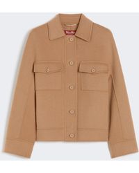 Max Mara - Boxy-Fit-Jacke Aus Wolle, Kaschmir Und Seide - Lyst