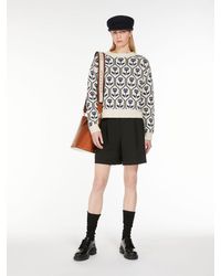 Max Mara - Jacquard-knit Cotton Sweater - Lyst