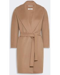 Max Mara - Double-Faced Wool Robe Coat - Lyst