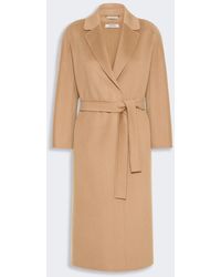 Max Mara - Wool Broadcloth Midi Coat - Lyst