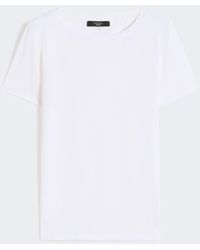 Max Mara - Basic Cotton Jersey T-Shirt - Lyst
