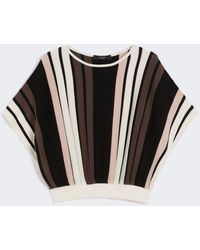 Max Mara - Plissé-Pleated Viscose Yarn Top - Lyst