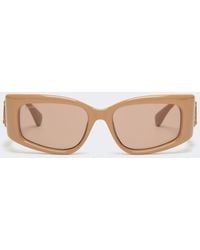 Max Mara - Occhiali Da Sole Rettangolari - Lyst