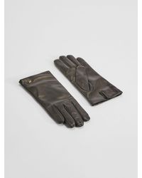 Max Mara - Nappa Leather Gloves - Lyst