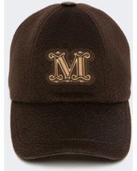 Max Mara - Cashmere Double Drap Baseball Cap - Lyst