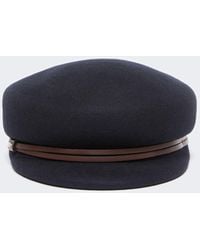 Max Mara - Wool Felt Baker Boy Hat - Lyst