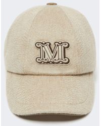 Max Mara - Cashmere Drap Baseball Cap - Lyst
