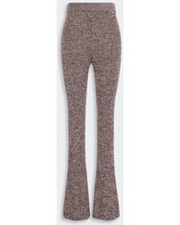 Max Mara - Wool-Blend Slim Flared Trousers - Lyst